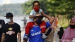 Kasus Corona Meningkat, Danau Sunter Tetap Ramai Warga