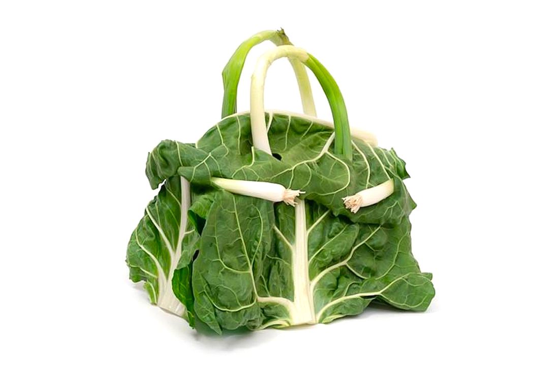 Keren! Seniman Ini Bikin Tas Hermes dari Asparagus hingga Apel