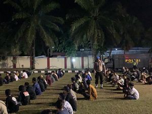 Balap Liar di Blitar Kembali Dibubarkan, Ratusan Bikers dan 97 Motor Diamankan