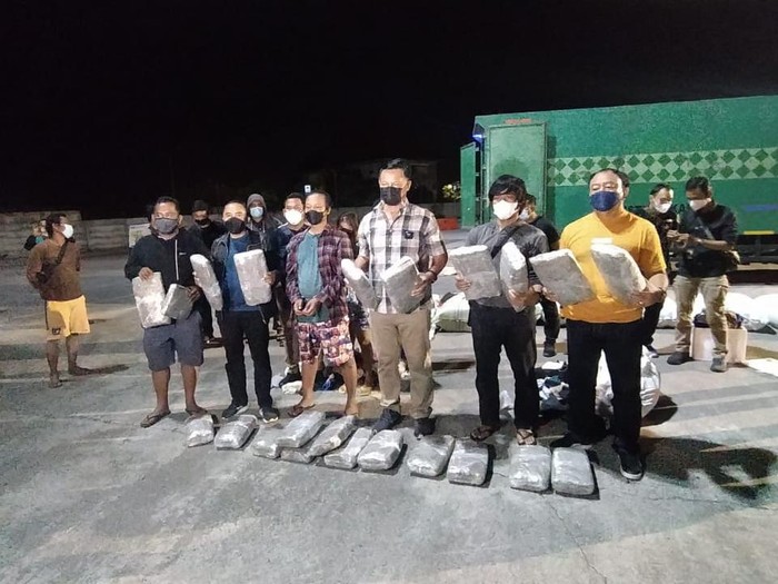 BNNP Bali menggagalkan upaya penyelundupan ganja dari Medan seberat 44 kg (dok BNNP Bali)