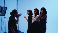 DI balik layar roses penggarapan lagu dapat ditonton di Studio Pop dan lagunya akan rilis di streaming platform pada bulan depan. Foto: dok. Studio Pop