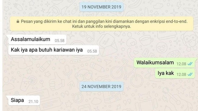 Ada-ada saja memang kelakuan para netizen. Dia yang nanya lowongan kerja, dia juga yang lupa. Bikin pusing tujuh keliling deh yang kayak gini. Foto: instagram.com/@duhreceh.id