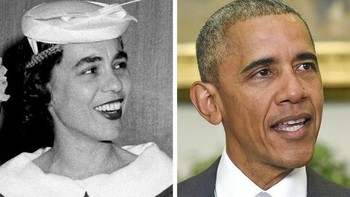 Mantan presiden AS, Barack Obama yang memiliki kembaran perempuan. (Foto: Brightside)