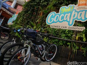 Gocapan, Gowes Cari Sarapan di ibis Bandung Trans Studio