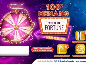 Promo AC Gree Manjakan Konsumen, Berhadiah Total Miliaran Rupiah!