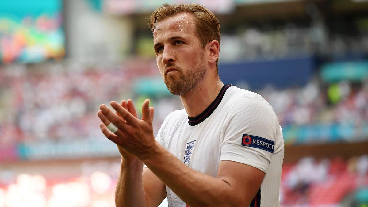 Manchester City dikabarkan sudah mengajukan tawaran untuk Harry Kane. (Foto: Andy Rain - Pool/Getty Images)