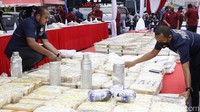 Hasil pengungkapan ini jika dinominalkan dengan rupiah adalah sekitar Rp 1,694 T dan jika barang bukti tersebut beredar di pasaran bisa dikonsumsi sekitar 5,6 juta orang. 
