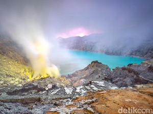 Akan Ada Sarana Air Bersih di Kawah Ijen