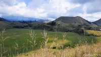Pemandangan Kawah Wurung sepintas memang mengingatkan kita dengan eksotisnya Afrika. Apalagi jika menikmatinya menggunakan kendaraan ATV yang menguji adrenalin. (Chuk Shatu Widarsha/detikTravel)