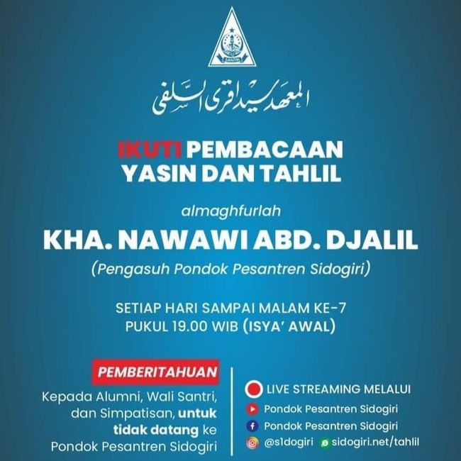 Pemakaman KH Nawawi Sidogiri Dihadiri Keluarga dan kerabat Dekat