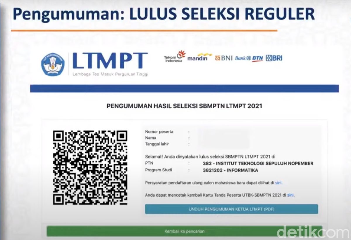 Ketua Ltmpt Semua Peserta Utbk Sbmptn 2021 Bisa Ikut Seleksi Mandiri