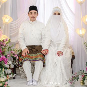 pernikahan Cristin dan Arib Lutfi Naufal.