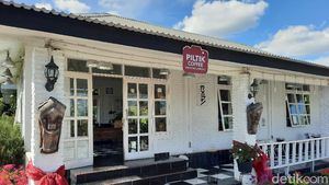 Potret Kafe Minimalis Pinggir Sawah di Kawasan Toba