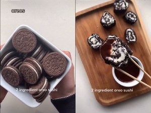Viral Kreasi Sushi Oreo yang jadi Tren di TikTok