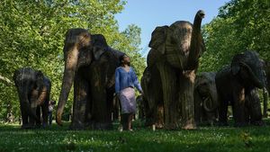 Taman di London Disulap Jadi Kebun Gajah, Ada Apa?