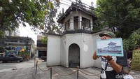 Tur ditutup dengan mengunjungi sisa-sisa menara pandang Lapas Banceuy. (Bonauli/detikcom)