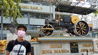 Tur ini dimulai dari titik 0 KM Bandung. (Bonauli/detikcom)