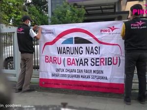 Salut! Warung Nasi Ini Sediakan Menu Rp 1.000 untuk Orang Tak Mampu