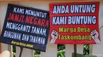 Bawa Pohon Pisang-Sengon, Warga Terimbas Tol Yogya-Solo Geruduk BPN