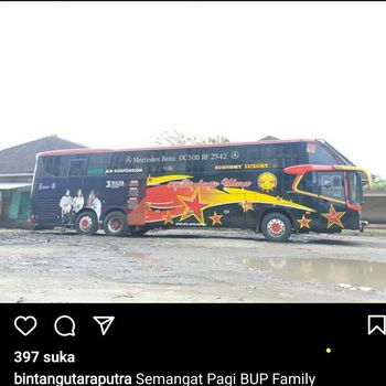 Bus PO Bintang Utara Putra kelas Economy Luxury