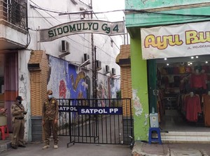 Di Kota Mojokerto, Satu Gang Di-lockdown Gegara 5 Warga Positif COVID-19