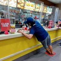 Foto berdiri unik