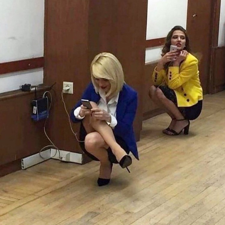 Foto berdiri unik