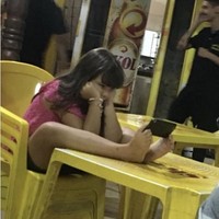 Foto berdiri unik