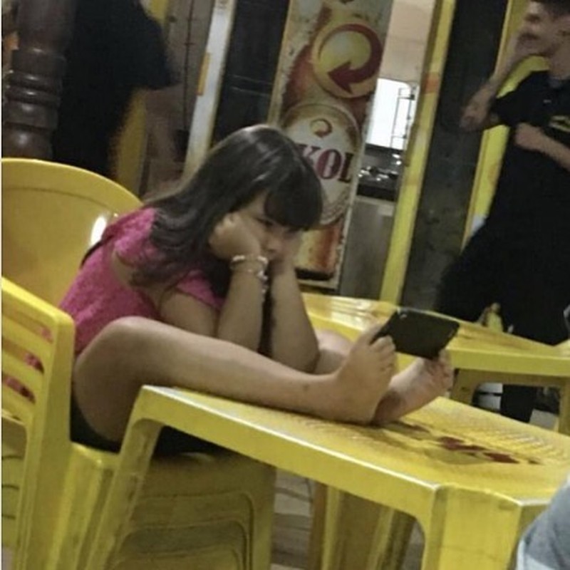 Foto berdiri unik