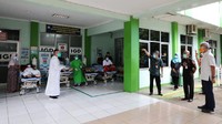 Ganjar sidak pasien Corona di RSUD Kartini Jepara.