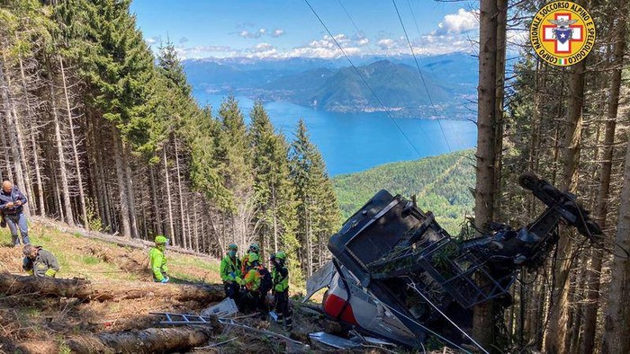 Kecelakaan Gondola di Italia