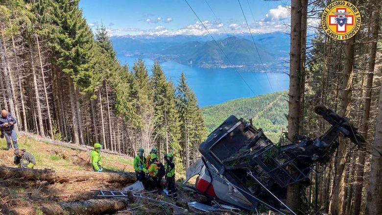 Kecelakaan Gondola di Italia