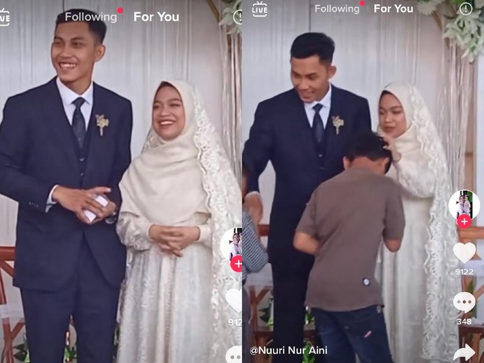Kisah viral pengantin bagi-bagi amplop di atas pelaminan. Kisah viral pengantin bagi-bagi amplop di atas pelaminan.