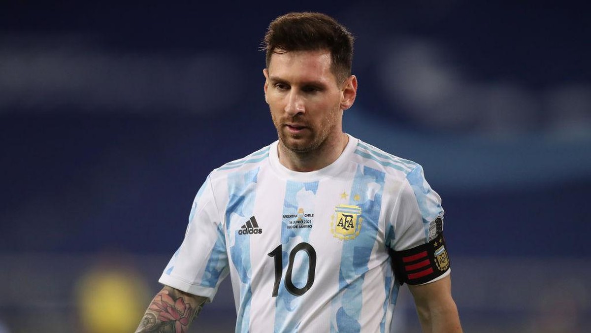 Lionel Messi mengomentari calon lawan Argentina di final Copa America 2021. (Foto: Getty Images/Buda Mendes)