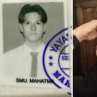 Memiliki paras blasteran Prancis, wajah Betrand Antolin memang sudah terlihat mempesona sejak duduk di bangku sekolah. Wajahnya pun hingga saat ini tak terlalu banyak berubah. Foto: dok. Instagram/@bertrand1407