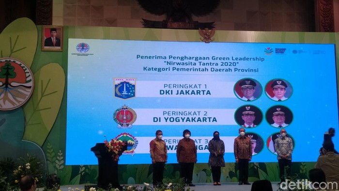 Penganugerahan Green Leadership Nirwasita Tantra KLHK 2020