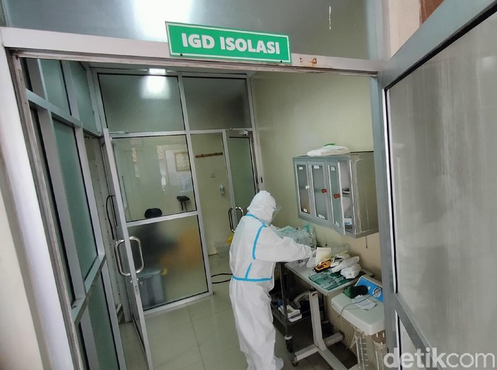 Ruang isolasi COVID-9  di RS Kuningan