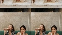 Terakhir ini pose gemas Jessica dan sahabatnya saat menikmati aneka kue dan pastry, di sela-sela agenda mereka liburan di Bali. Foto: detikFood