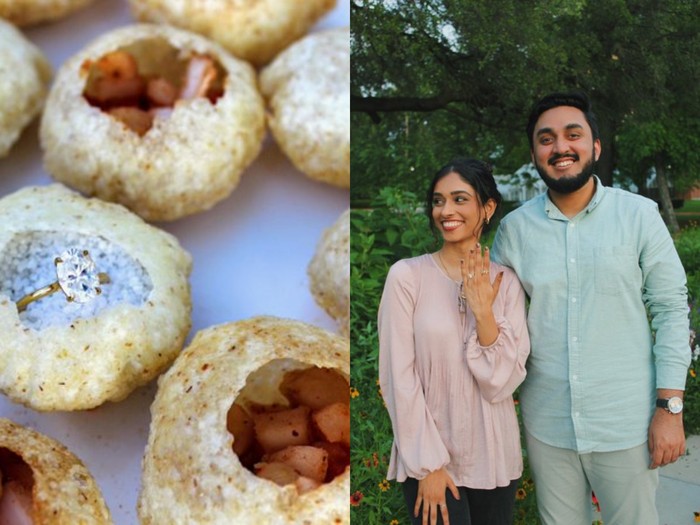 Sembunyikan cincin di makanan So Sweet! Pria Sembunyikan Cincin Berlian di dalam Makanan untuk Lamar Kekasih