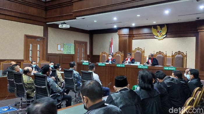 Sidang lanjutan kasus suap ekspor benur di Pengadilan Tipikor Jakarta (Zunita Amalia/detikcom)
