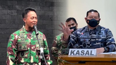 5 Foto Kehangatan Panglima TNI dan KSAL
