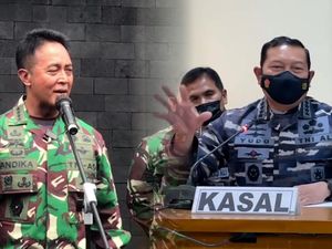 5 Foto Kehangatan Panglima TNI dan KSAL