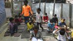 Kala Anak-anak Permukiman Kumuh di India Ikut Kelas Online