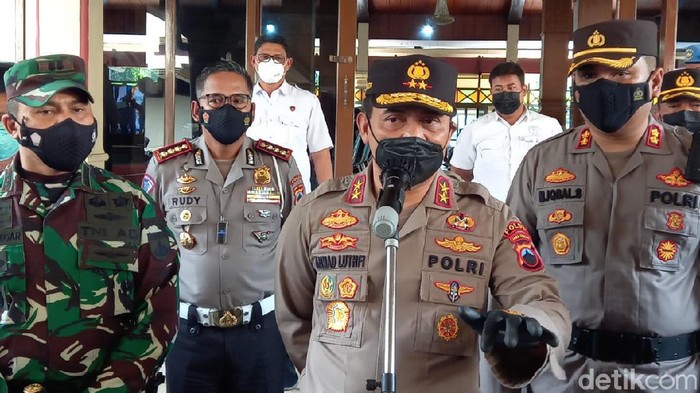 Kapolda Jateng Irjen Ahmad Luthfi saat kunker di Kabupaten Tegal, Rabu (16/6/2021).