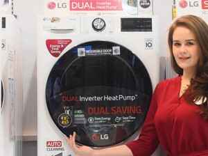 Canggihnya LG Dual Inverter HeatPump, Pengering Pakaian Berfitur AI dan WiFi