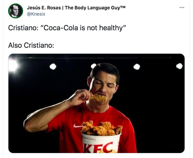 Meme Ronaldo Coca Cola