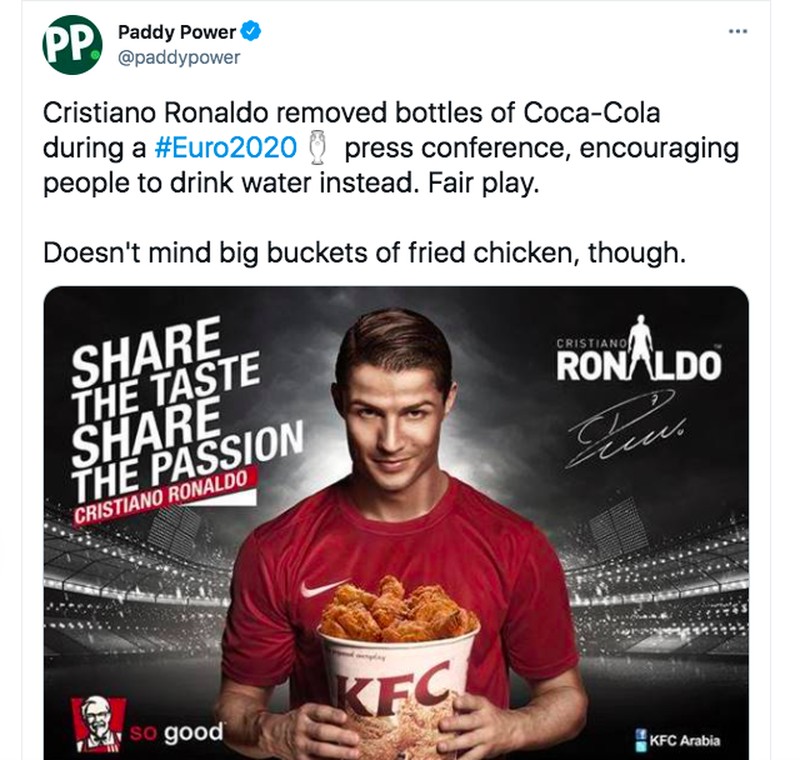 Meme Ronaldo Coca Cola