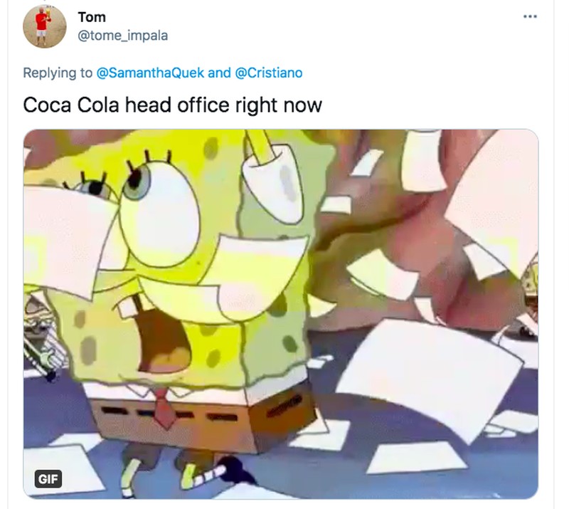 Meme Ronaldo Coca Cola