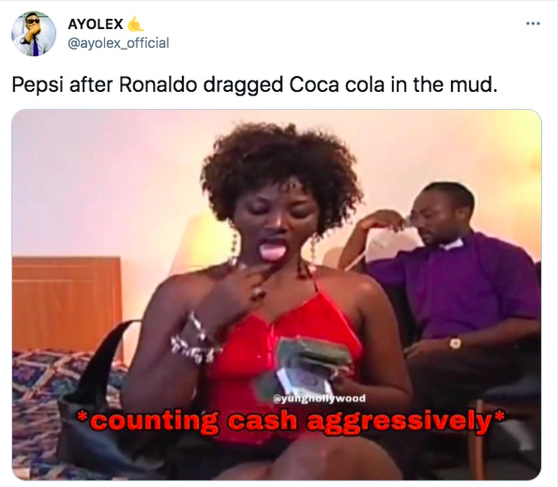 Meme Ronaldo Coca Cola