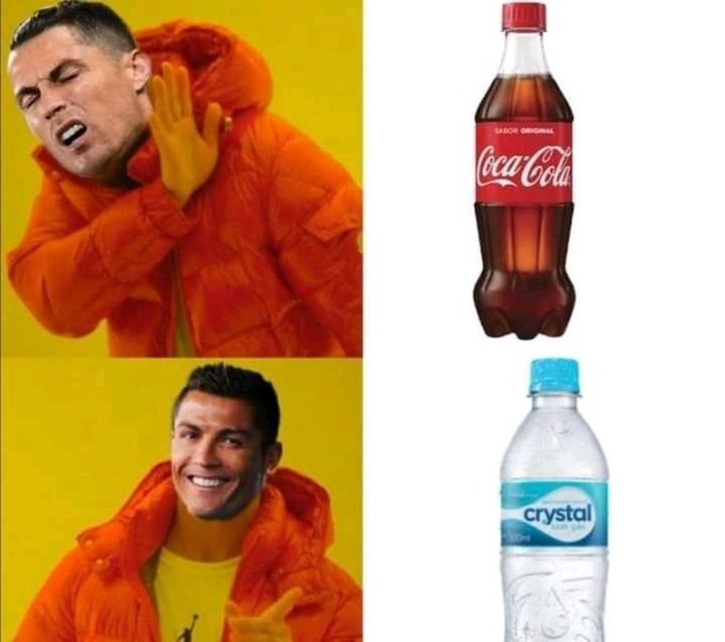 Meme Ronaldo Coca Cola